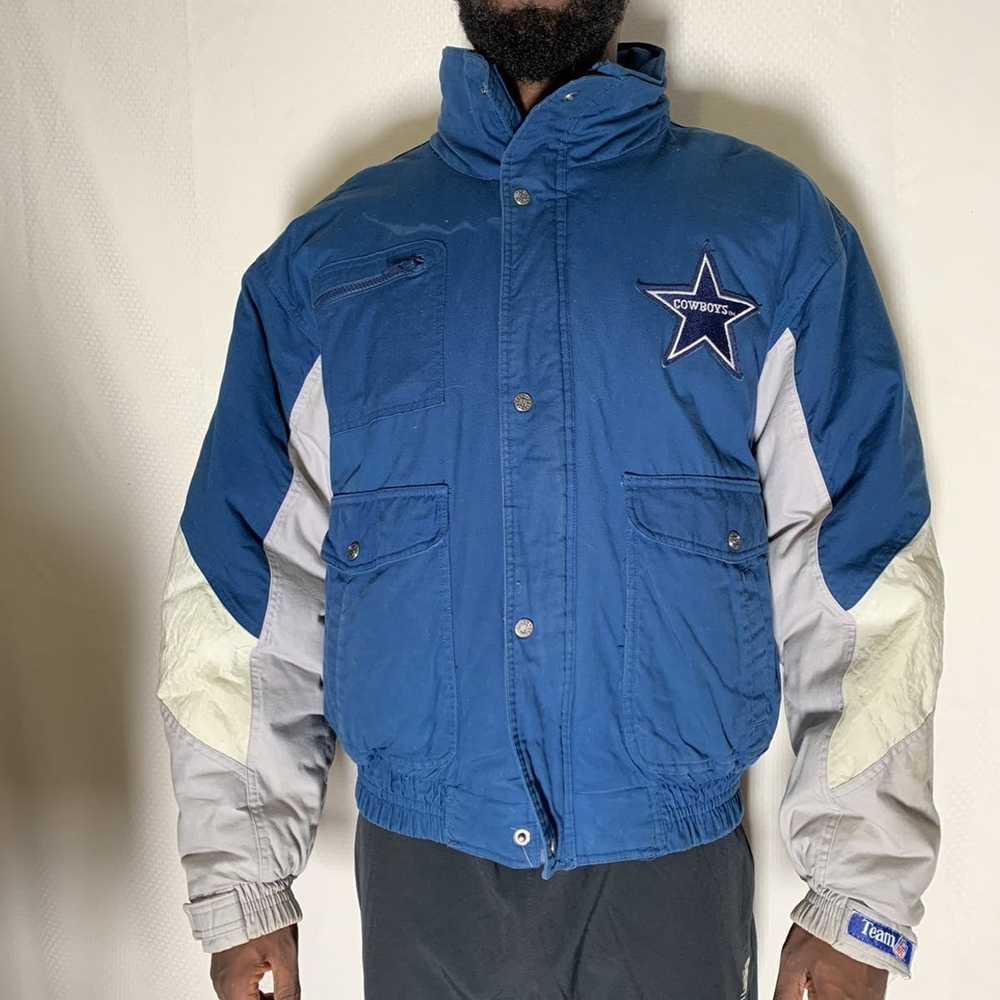 NFL NFL Dallas Cowboys Jacket Mens Size Large Ful… - image 1