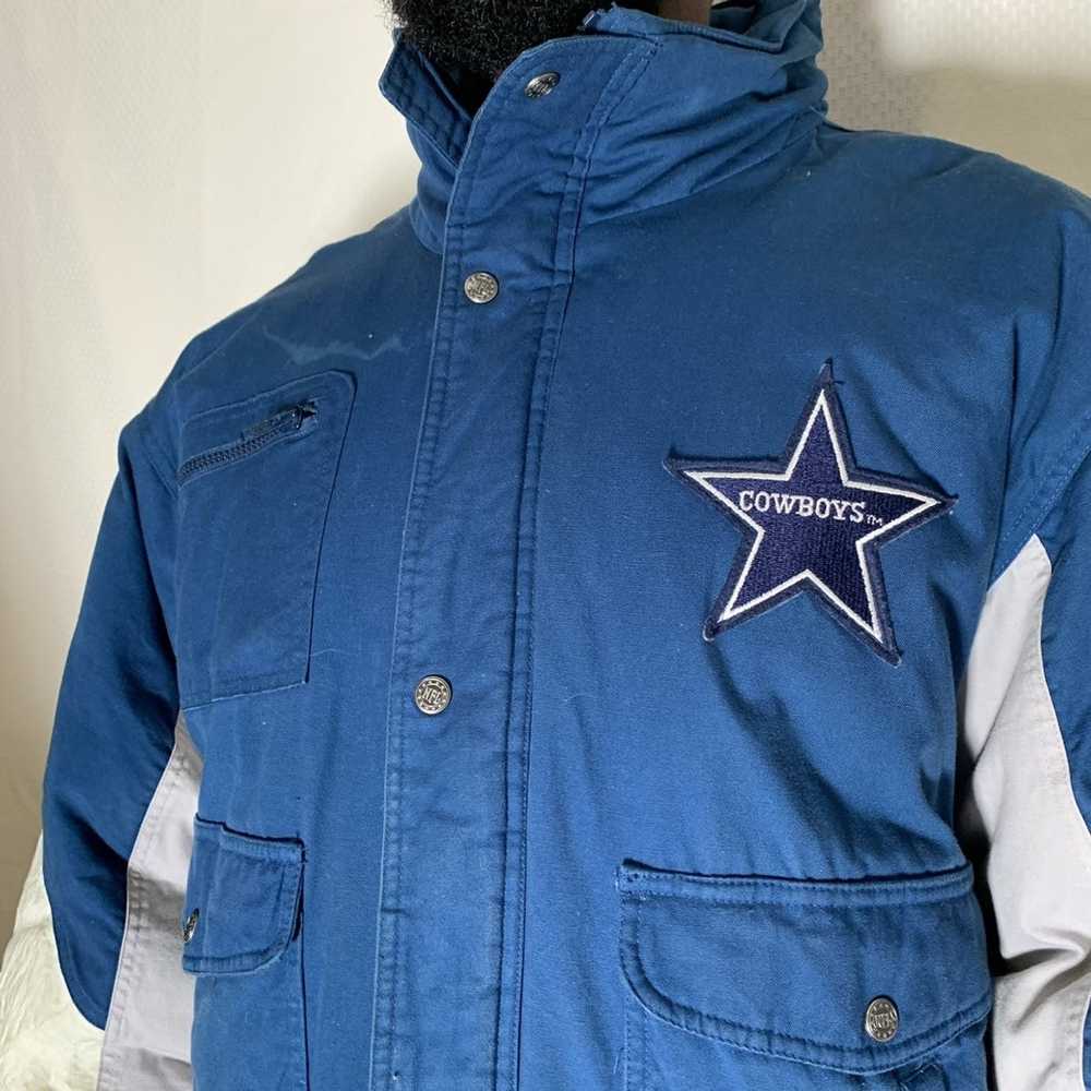 NFL NFL Dallas Cowboys Jacket Mens Size Large Ful… - image 2