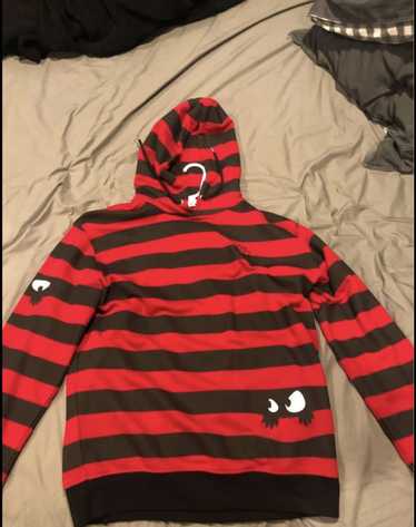 Mcq hoodie black online red