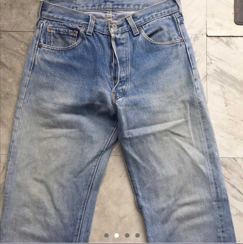 Levi's Vintage Levi’s 501 Jeans 80’s Faded Blue W… - image 3