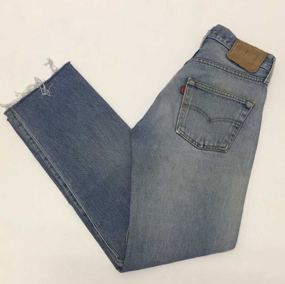 Levi's Vintage Levi’s 501 Jeans 80’s Faded Blue W… - image 8