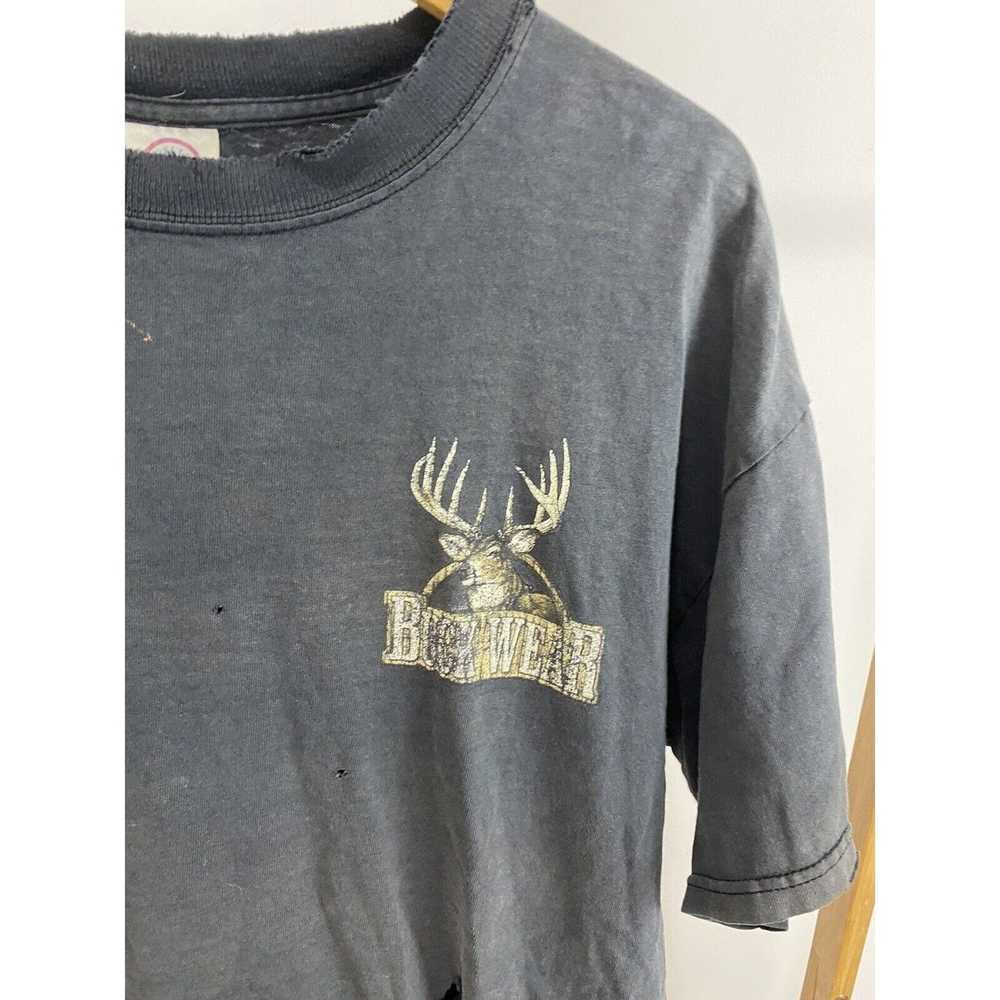 Vintage VTG Deer Hunting Gradient Sun Faded Thras… - image 10