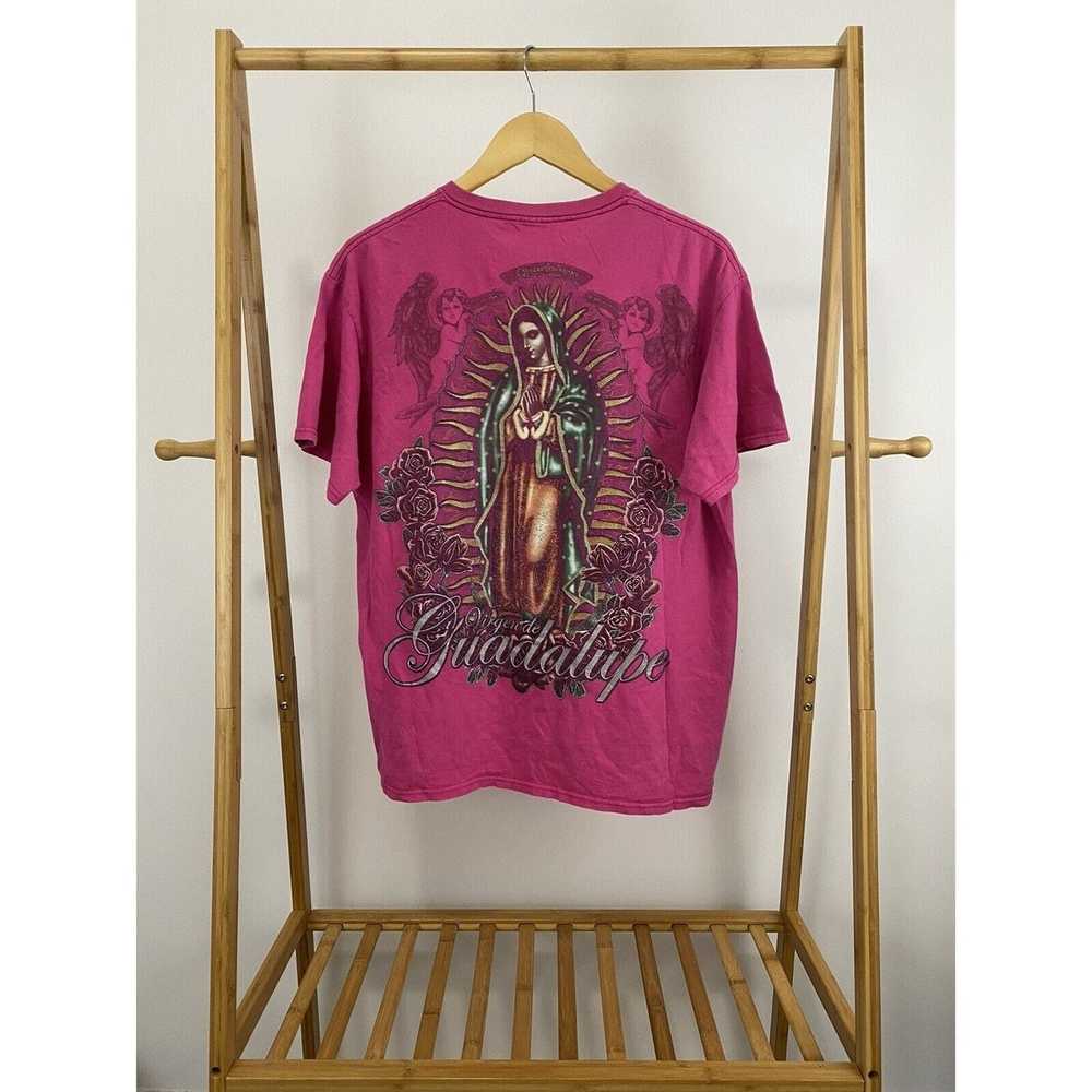 Vintage VTG Virgen De Guadalupe Catholic Rap Tee … - image 1