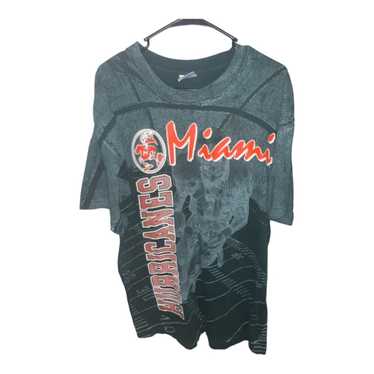 Vintage 90s Miami Hurricanes T-shirt NBA NFL American Football -  Sweden