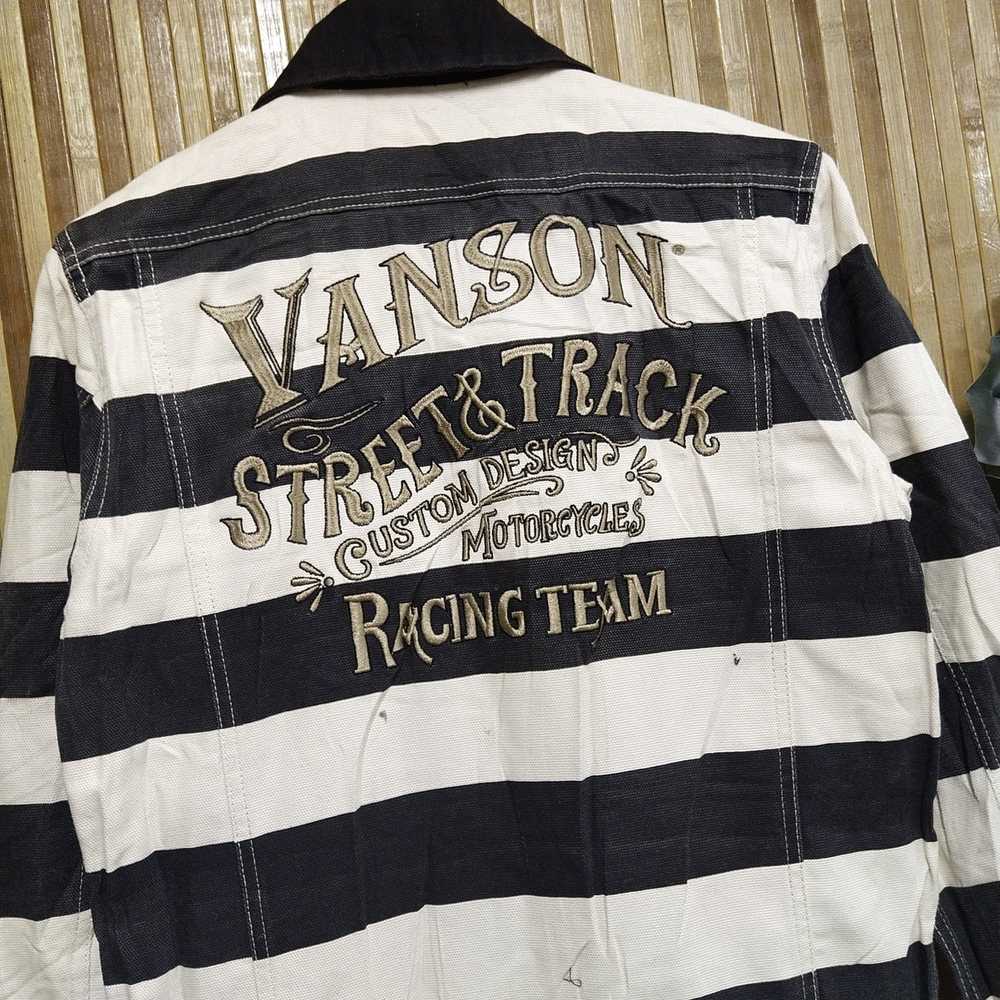 Racing × Vanson Leathers × Vintage Rare !! Vanson… - image 4