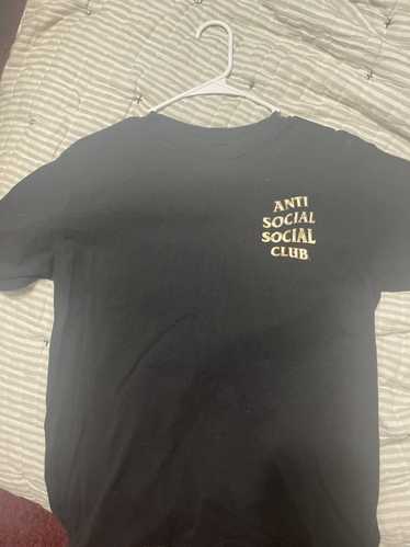 Anti Social Social Club ASSC Black and Gold Tee - image 1