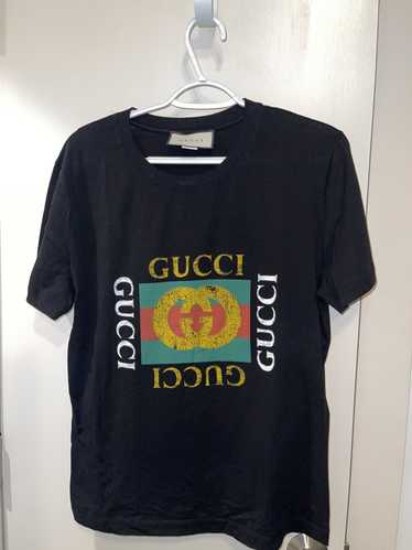 Gucci Gucci “Vintage Fake Logo” T-shirt by Alessan