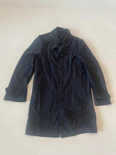 Comme des Garcons Shirt Navy blue CDG shirt trench