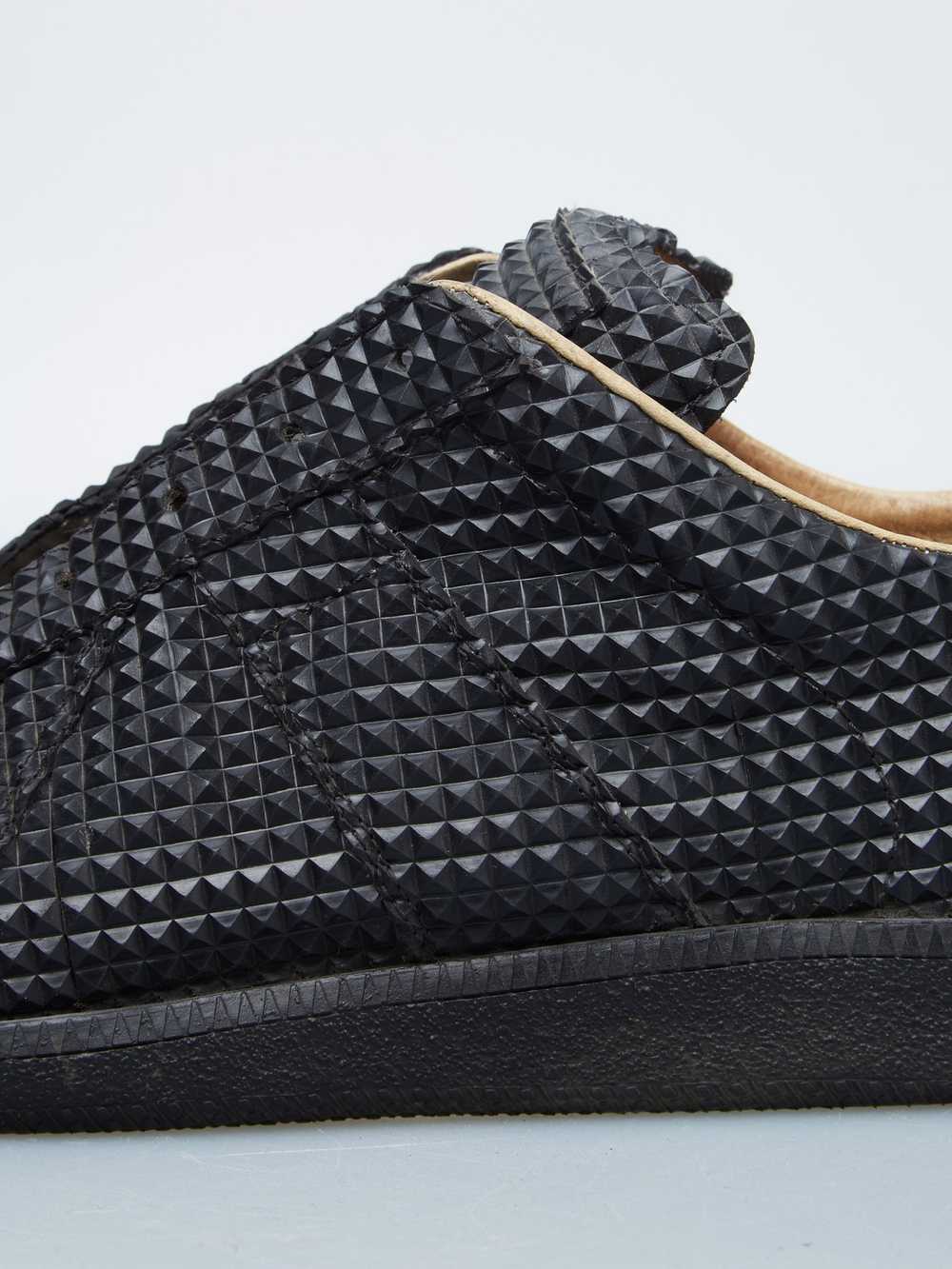 Maison Margiela Black Studded Leather and Textile… - image 6