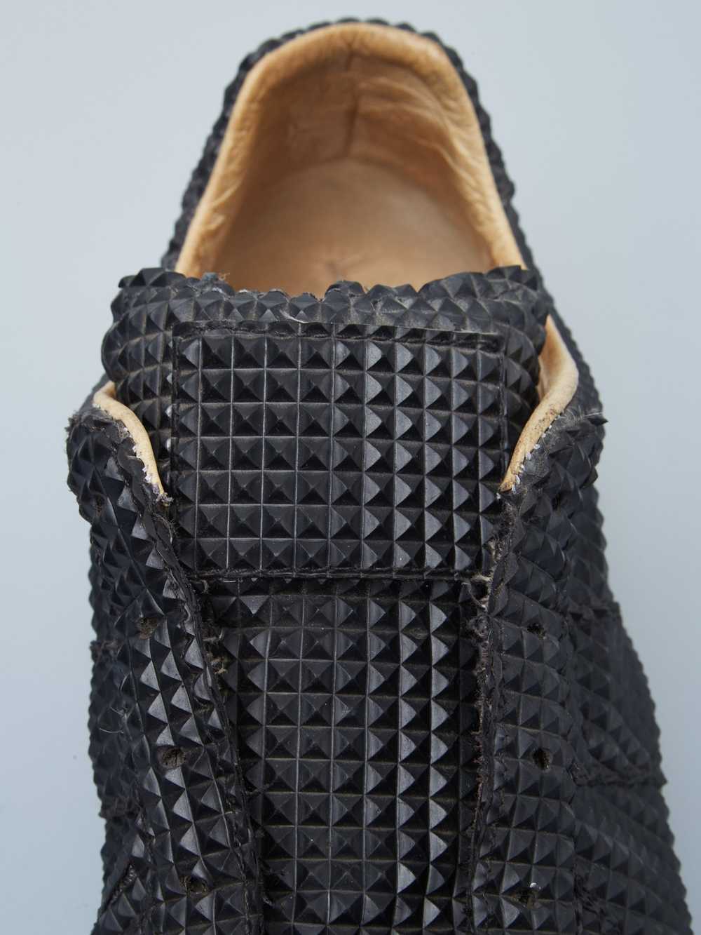 Maison Margiela Black Studded Leather and Textile… - image 7