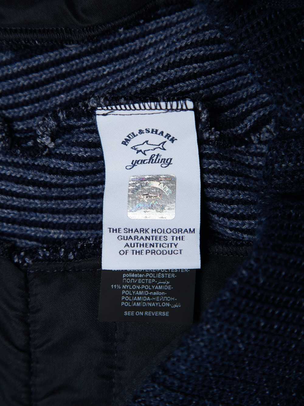 Greg Lauren × Paul & Shark Blue Knitted Jogging T… - image 6