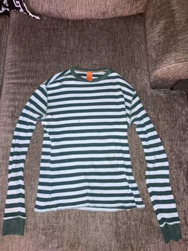 H&M × Streetwear × Thrift Striped White and Green 