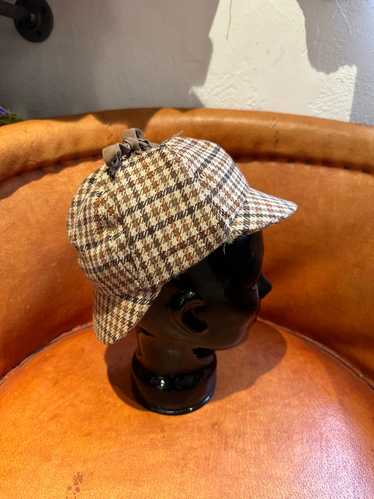 1940's Deerstalker "Sherlock Holmes" Cap - Wool an