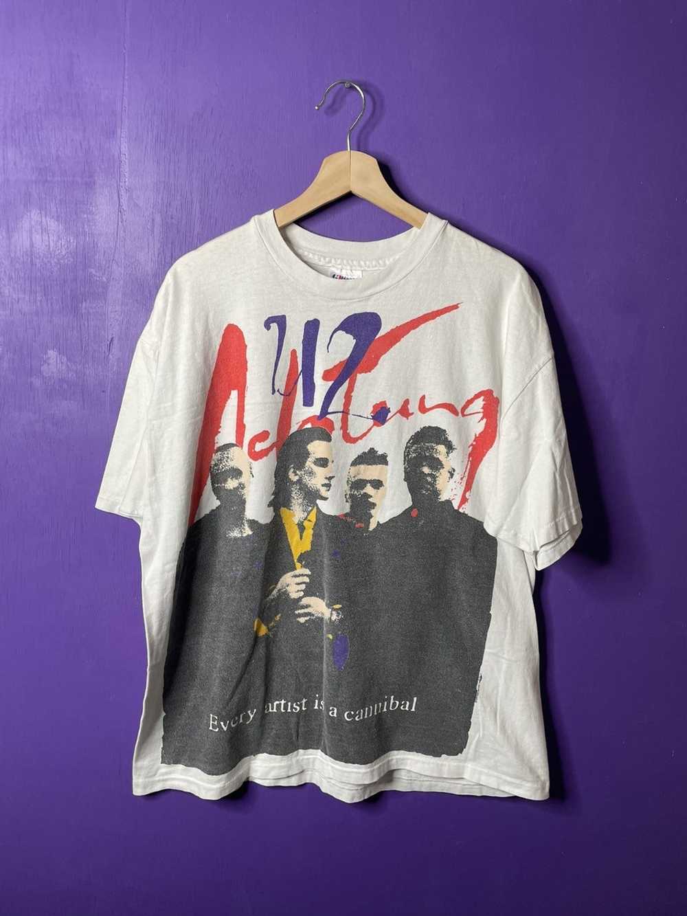 Band Tees × Tour Tee × Vintage Vintage 90s U2 Zoo… - image 1