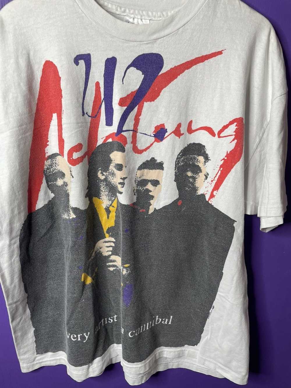 Band Tees × Tour Tee × Vintage Vintage 90s U2 Zoo… - image 3