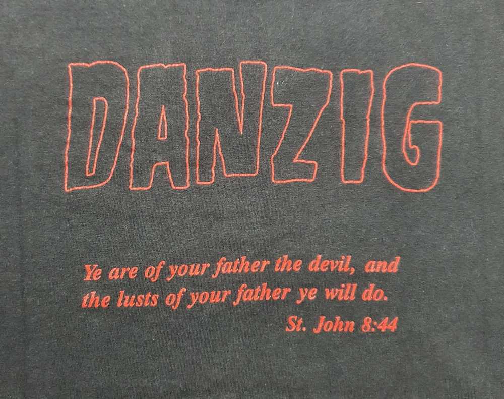 Band Tees × Rare × Vintage 1990 DANZIG Lucifuge S… - image 2