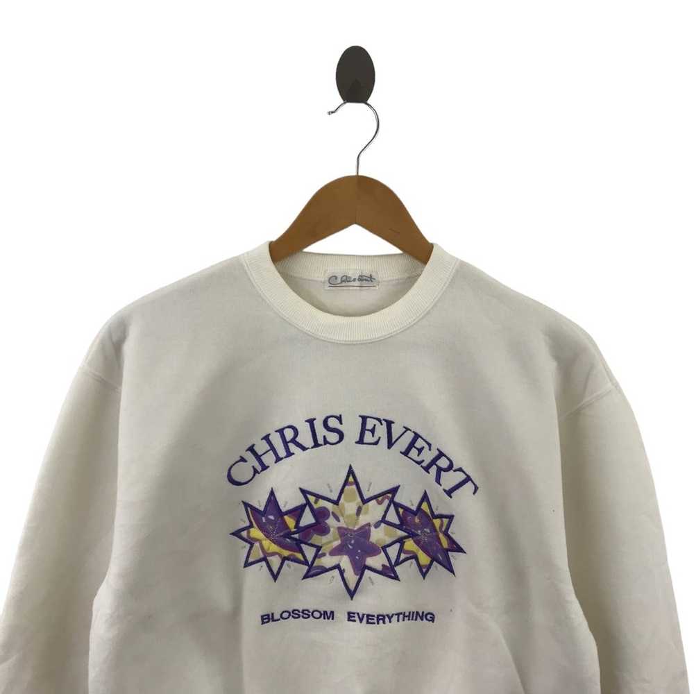 Vintage CHRIS EVERT Blossom Everything Embroidere… - image 3