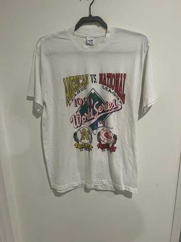 Vintage 1990 A’s vs Reds World Series Tee