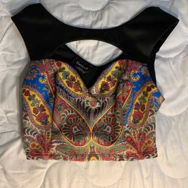 Bebe Bebe Colorful Top Size S