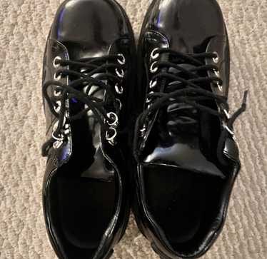 UNIF Unif Seek Shoes Leather Platform Loafers - image 1