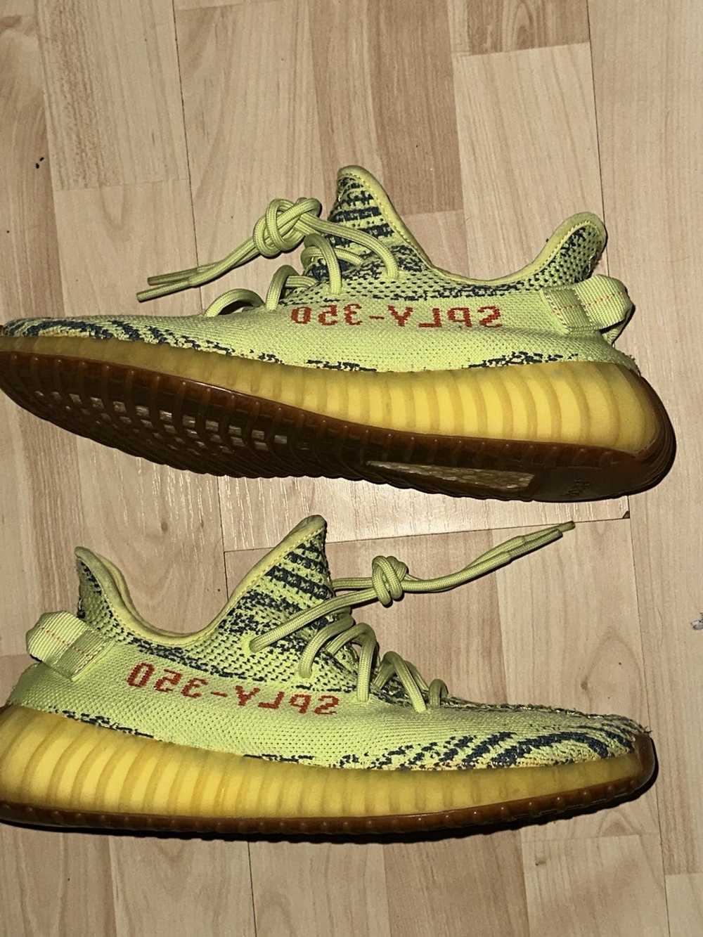 Adidas Frozen Yellow Yeezys - image 2