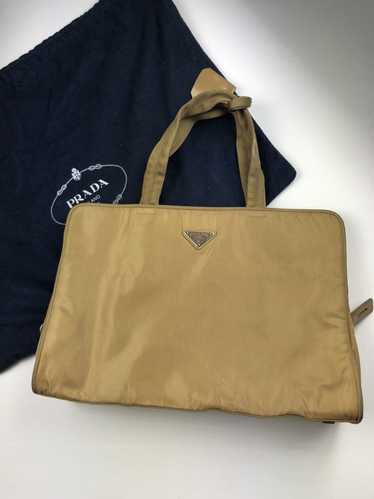 PRADA Nylon Tessuto Chain Shoulder Bag Fuxia 1280717