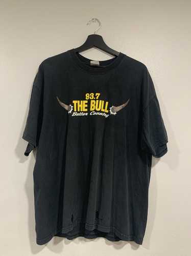 Vintage Vintage 90s 93.7 The bull shirt