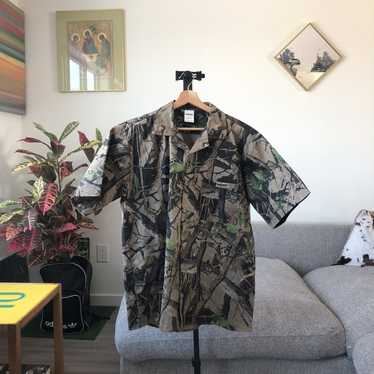 Streetwear × Vintage Sniper Africa Real tree shirt