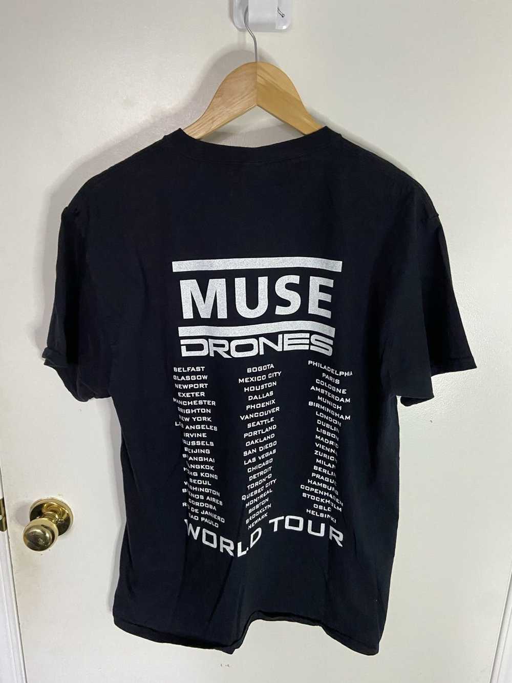 Band Tees × Vintage Muse Drones World Tour T-Shirt - image 4