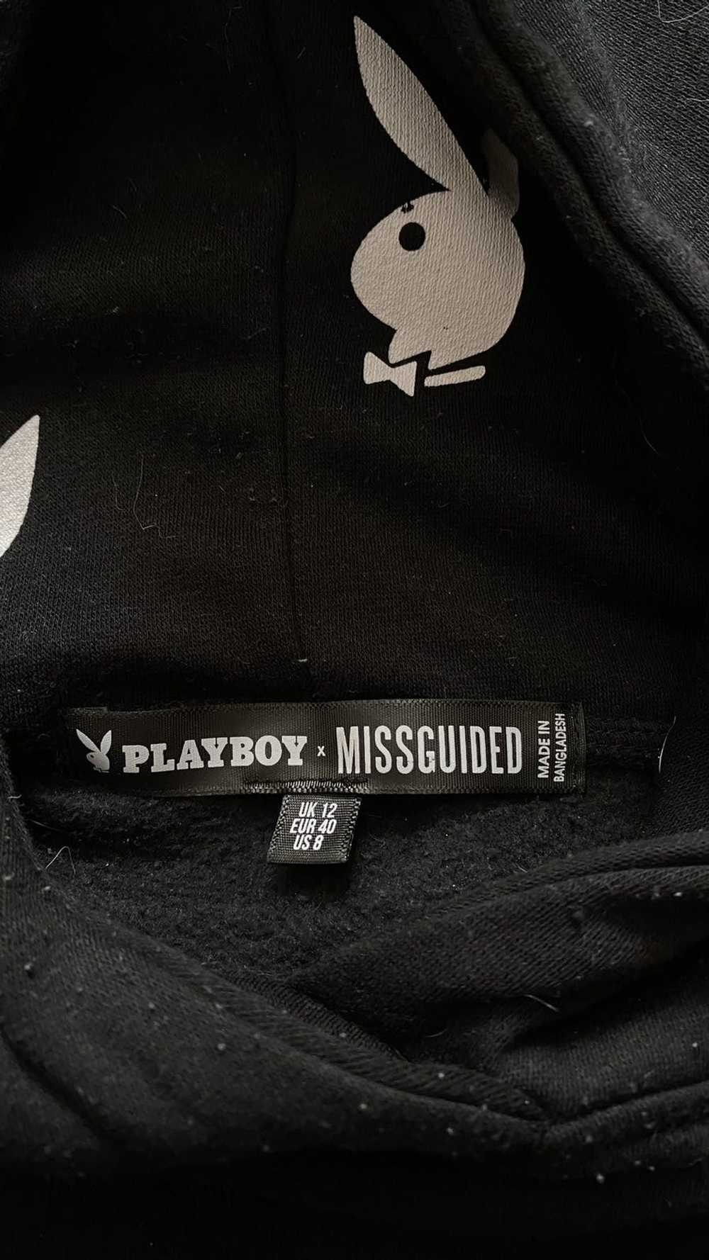 Playboy × Streetwear Crop top hoodie Playboy x Mi… - image 3