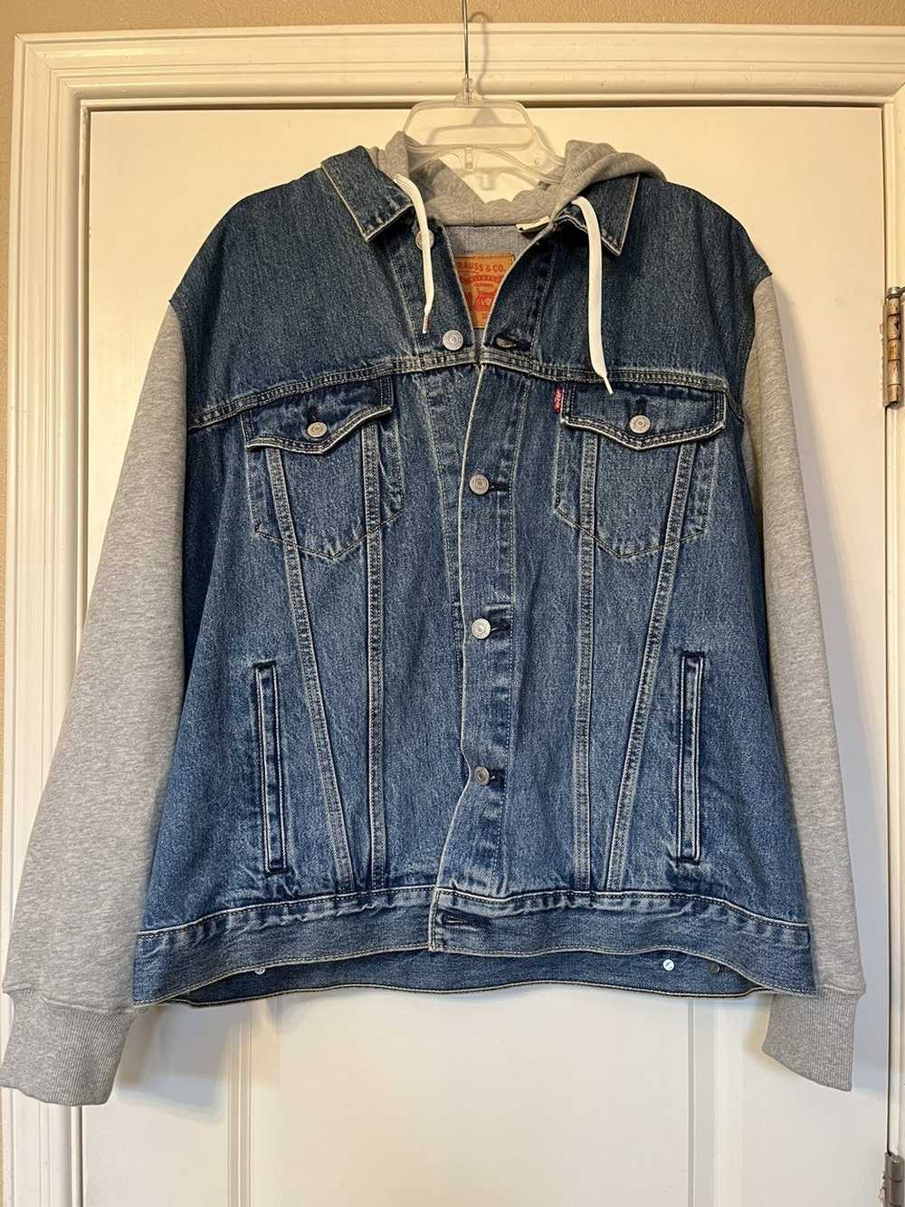 Levi's Jean jacket hoodie - image 1