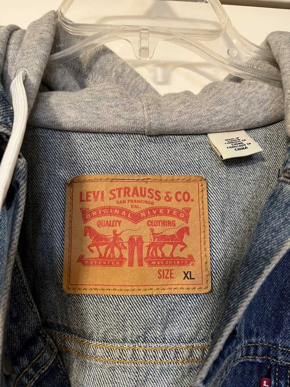 Levi's Jean jacket hoodie - image 2
