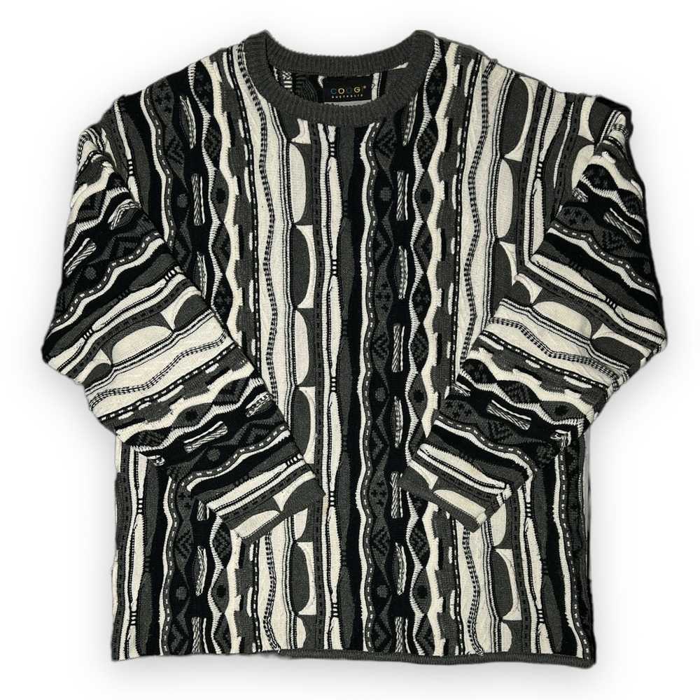 Coogi Vintage 3D Cable Knit Coogi Crewneck - image 1