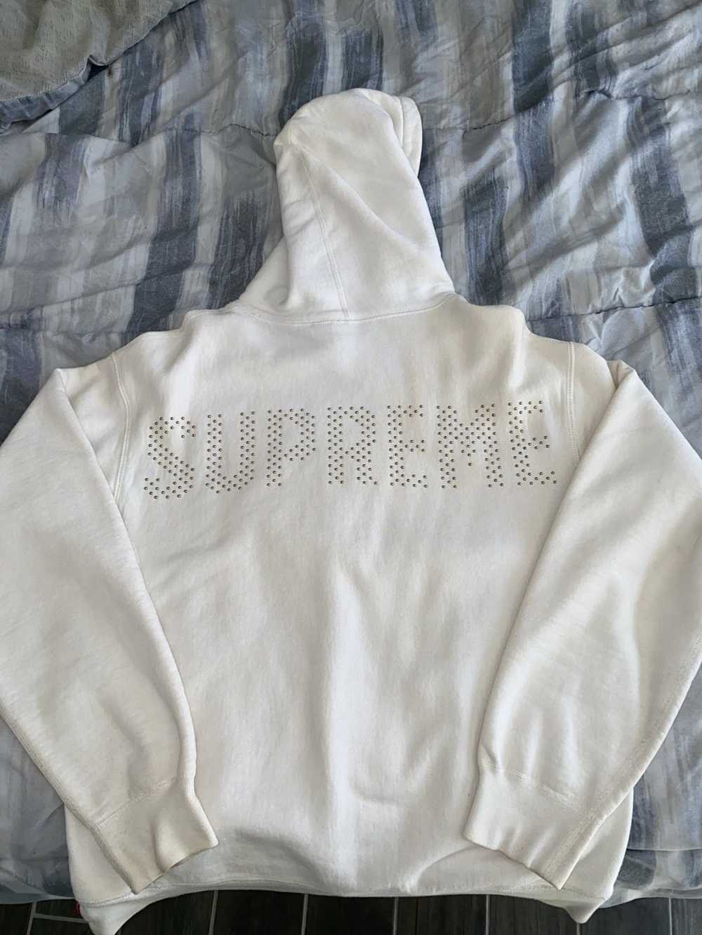 Supreme Supreme studded hooded sweatshirt - image 1