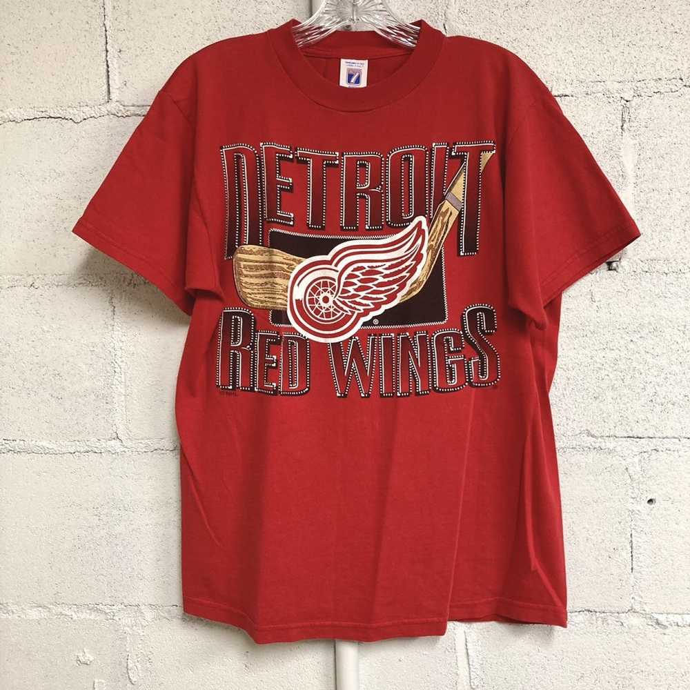 Vintage vintage Detroit Red Wings NHL tee - image 1
