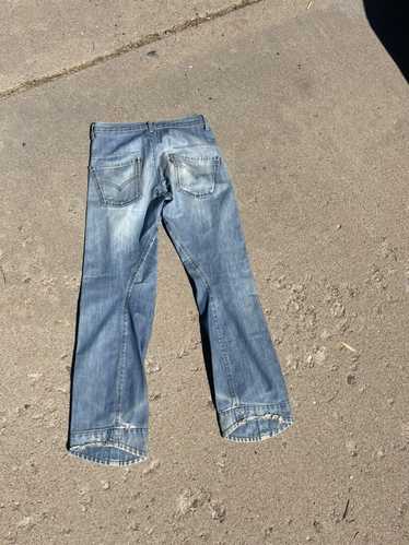 NWOT Levis Kansas City Chiefs Jayhawks Denim Jeans - Misses 16 Long /  Inseam 31