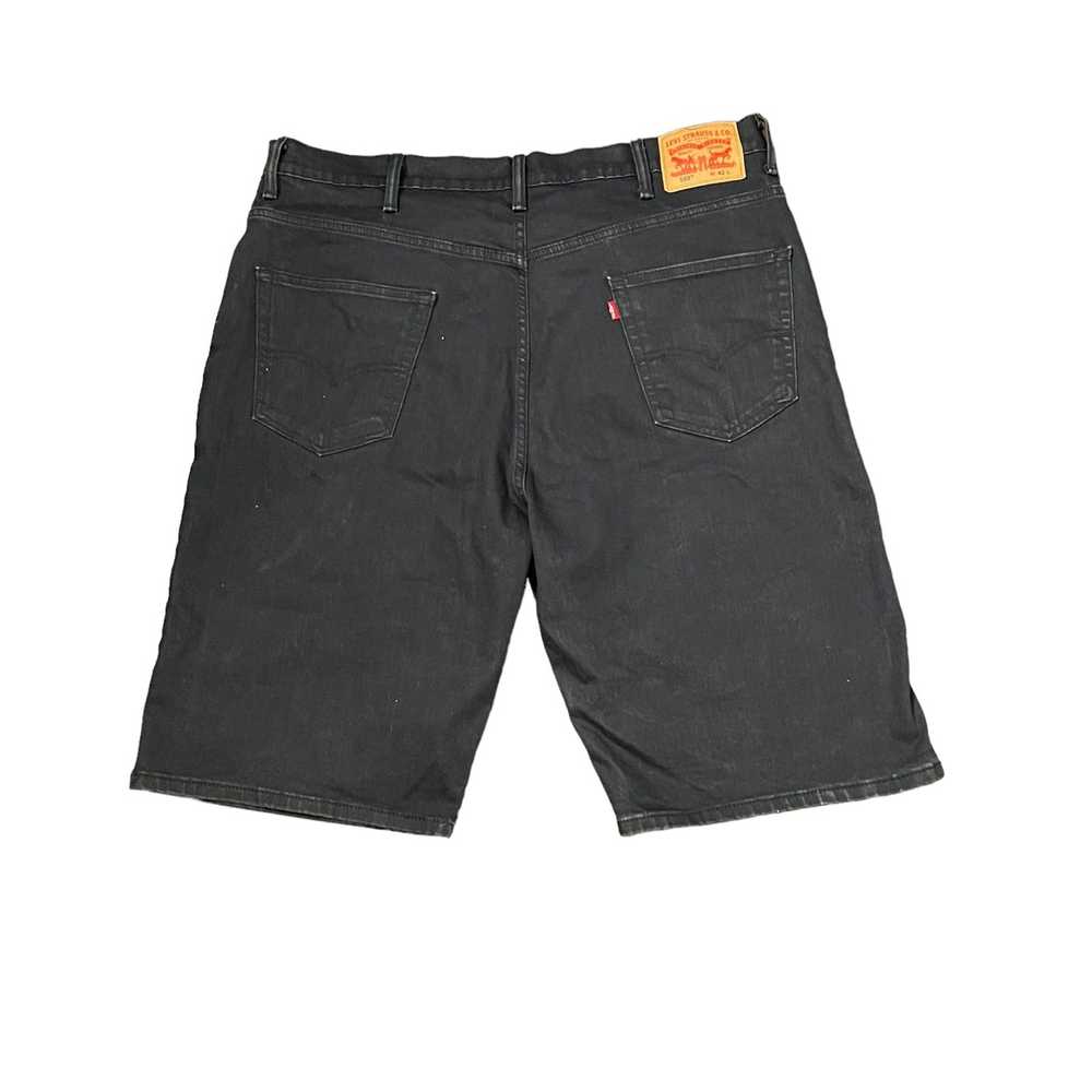 Levi's Levi's 569 Denim Jean Shorts Size 42 Black… - image 6