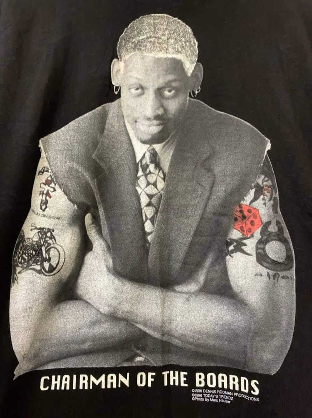 NBA × Rap Tees × Vintage vintage 90's Dennis rodm… - image 3