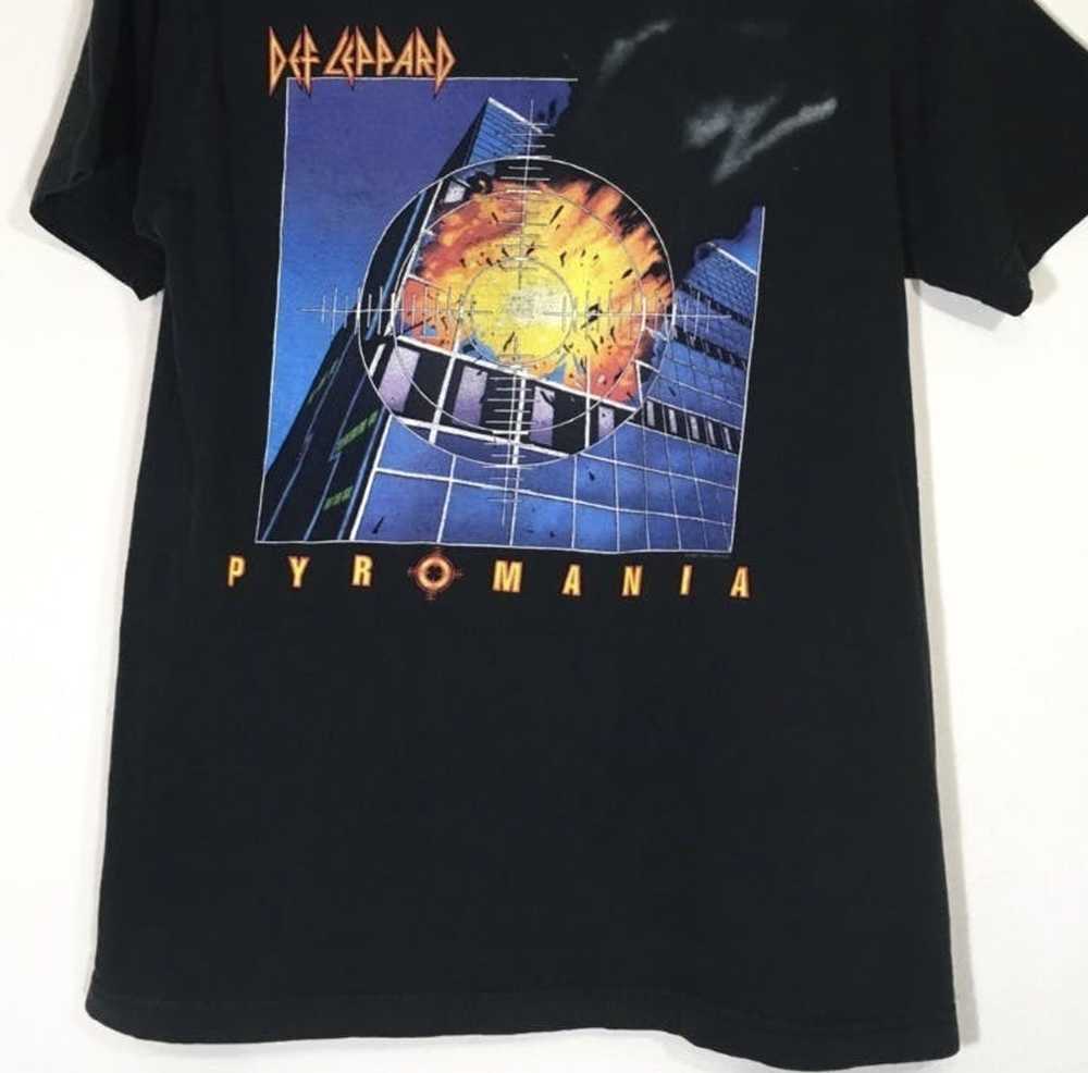 Vintage Vintage Def Leppard Pyromanio T Shirt 200… - image 4