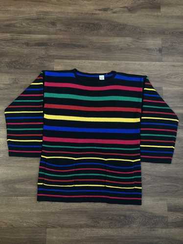 Designer × Streetwear × Vintage 1990’s Striped Kni