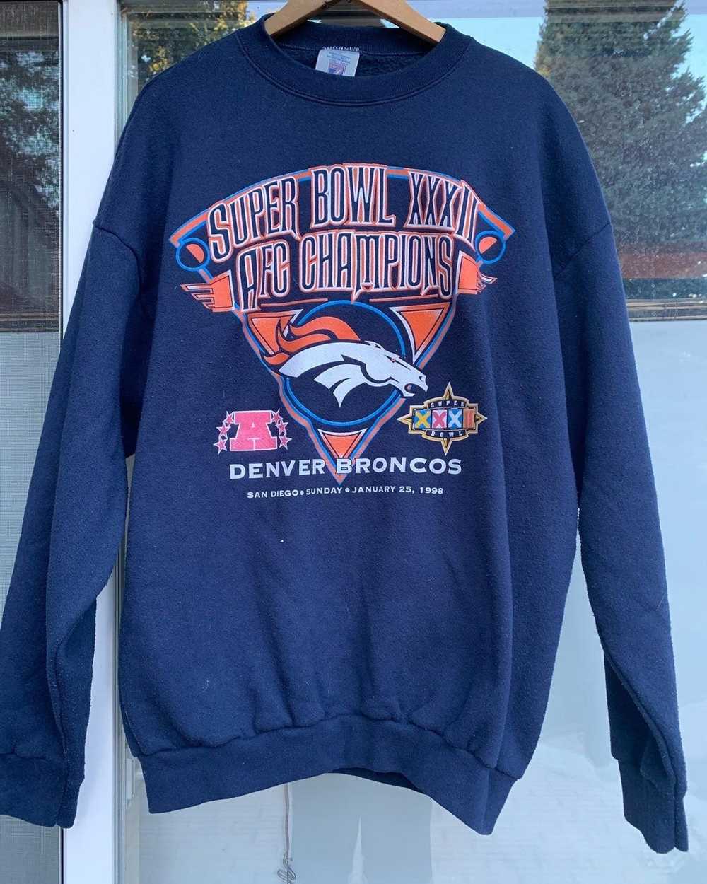 Logo 7 1998 broncos crewneck - image 1