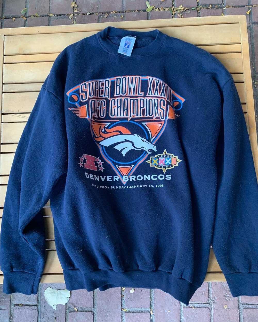 Logo 7 1998 broncos crewneck - image 2