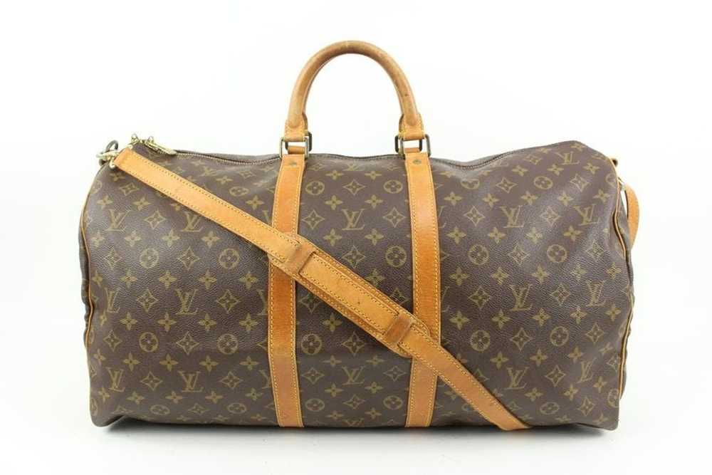 Louis Vuitton Louis Vuitton Monogram Keepall Band… - image 11