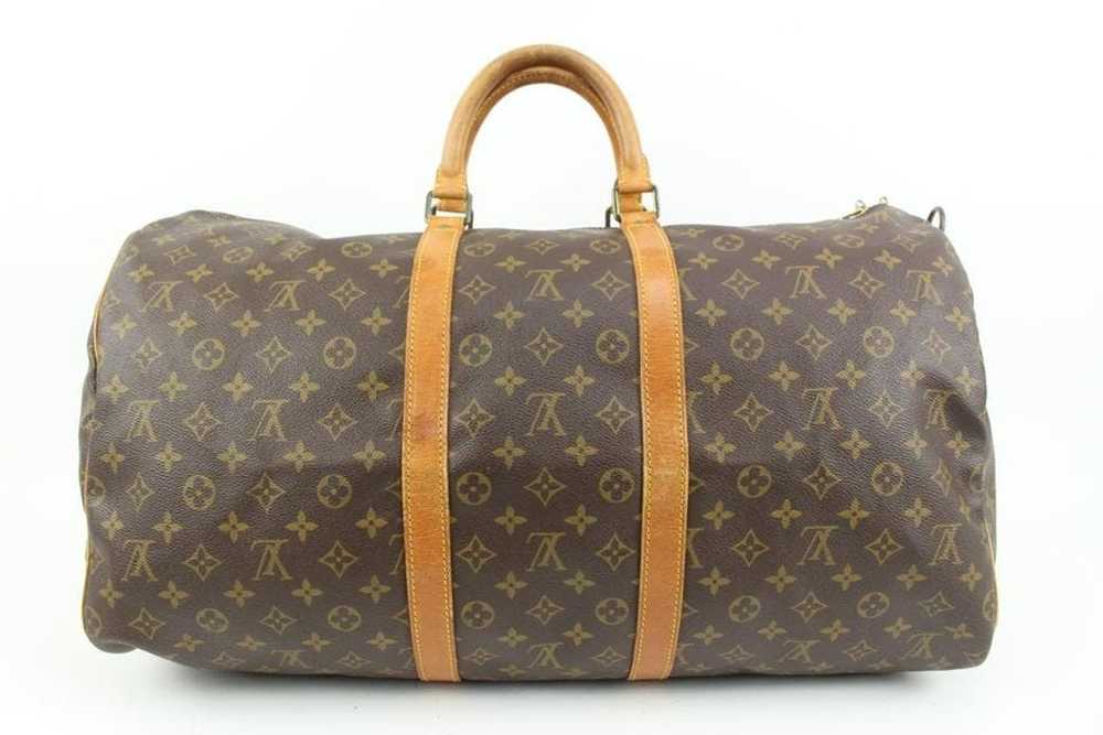 Louis Vuitton Louis Vuitton Monogram Keepall Band… - image 7