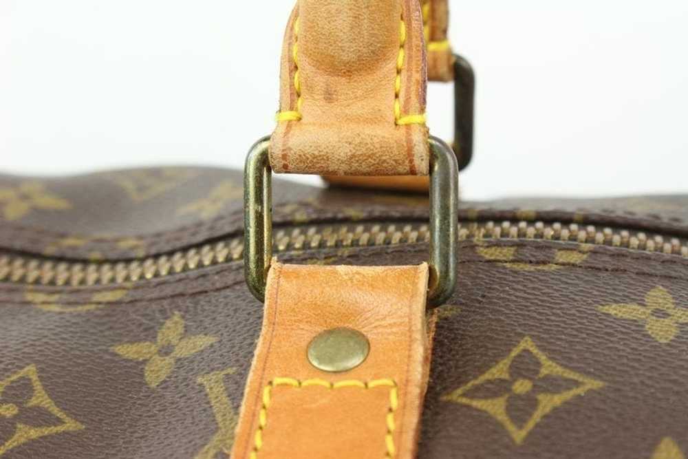 Louis Vuitton Louis Vuitton Monogram Keepall Band… - image 8