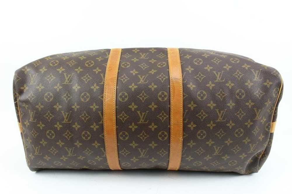 Louis Vuitton Louis Vuitton Monogram Keepall Band… - image 9