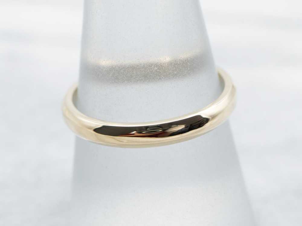 Classic Yellow Gold Band - image 3