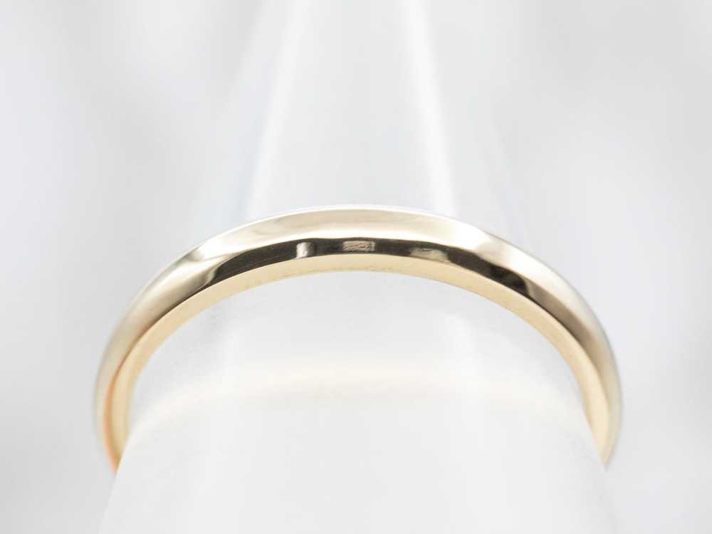 Classic Yellow Gold Band - image 4