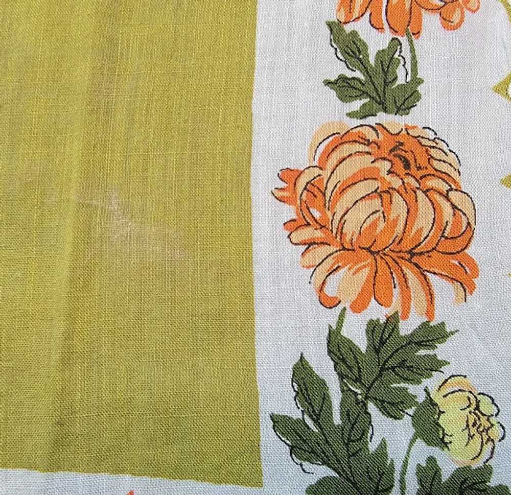 6 Vintage floral handkerchiefs - image 4