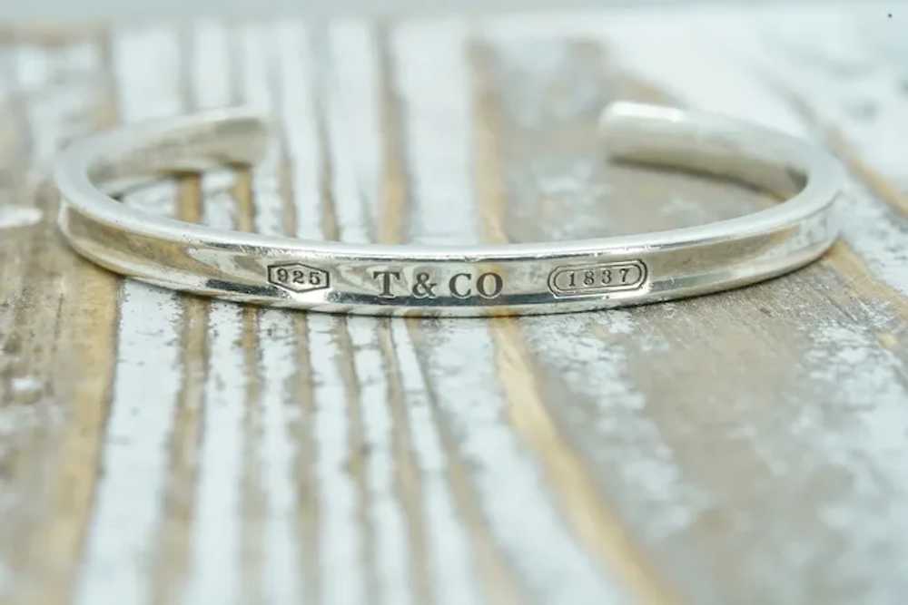 Tiffany and Co. 1837 Sterling Silver Cuff bracele - image 2